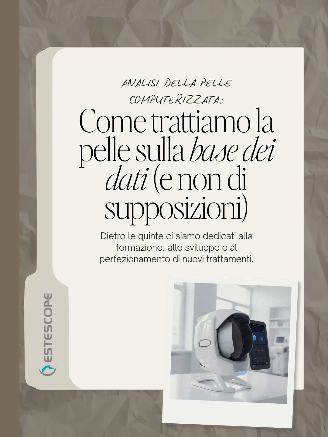 Analisi della pelle computerizzata: come trattiamo la pelle sulla base dei dati e non di supposizioni.